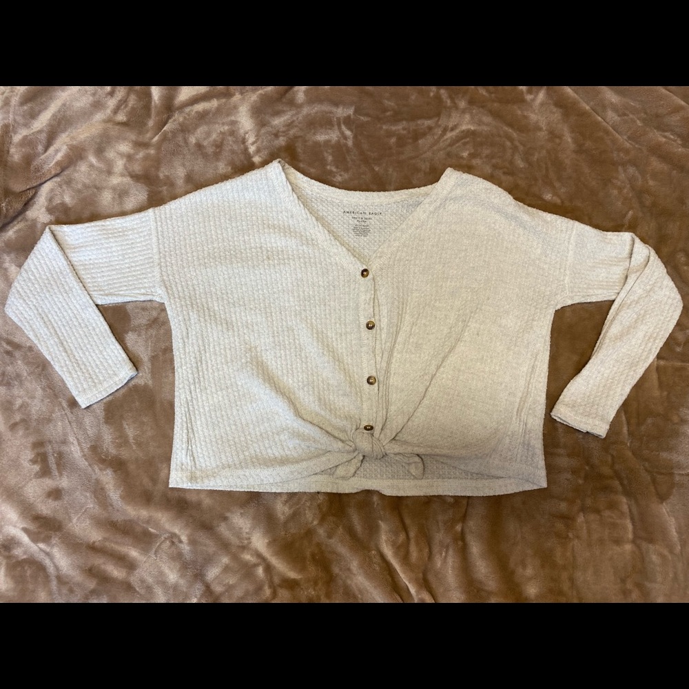 American Eagle outfitters cream sweater